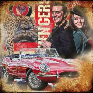 Luc Best - "Steed & Peel - Jaguar E-Type" | Catawiki