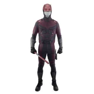 MARVEL‘S DAREDEVIL (T.V. SERIES, 2015-2018) - Lot 237 - Matt Murdock‘s Stunt Red Daredevil Costume with Stunt Billy Club