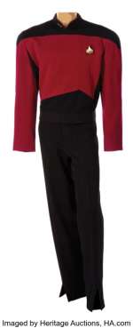 Jonathan Frakes "Commander William T. Riker" Starfleet uniform from Star Trek: The Next Generation. ...