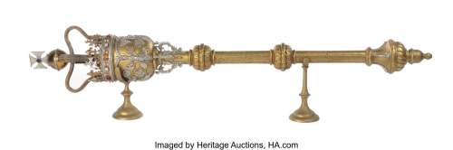 Twentieth Century Fox monumental hero Royal scepter prop from Suez, Son of Fury, The Black Swan, and others....