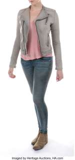 "Tessa Yeager" motorcycle jacket and jeans ensemble from Transformers: Age of Extinction.... | Profiles in History