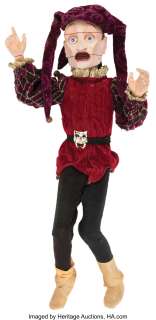 "Jester" puppet with alternate head from Puppet Master....