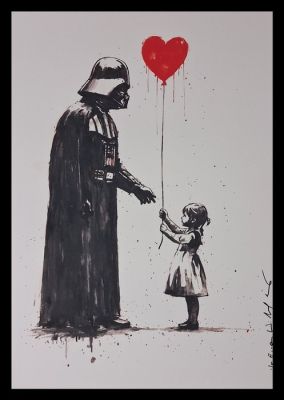 Emma Wildfang - Darth Vader - Series " Tokyo Pop Icons inspired by Banksy" - Large size | Catawiki