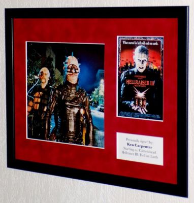 Hellraiser - Ken Carpenter (Camerahead) Premium Framed, signed + Certificate of Authenticity | Catawiki