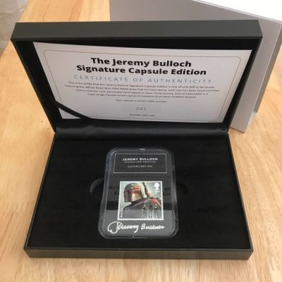 Star Wars - Jeremy Bulloch - Signed Stamp - Number 201 of 500 - Rare | Catawiki