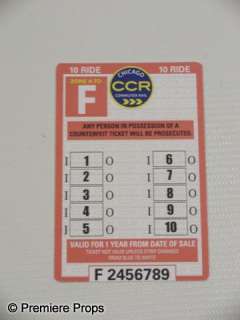 Lot 667 - SOURCE CODE - Christina (Michelle Monaghan) Prop Ticket