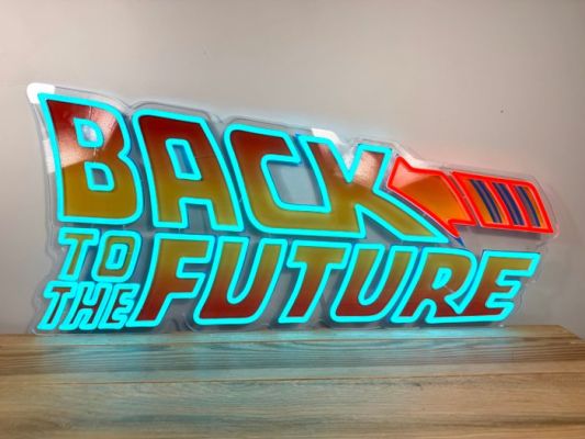 Back to the Future - Neon light sign - Plexiglass | Catawiki