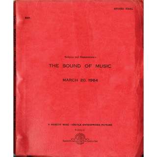 The Sound of Music script | Profiles in History