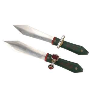 SHERLOCK HOLMES: A GAME OF SHADOWS (2011) - Lot 1523 - Pair of Madame Simza‘s (Noomi Rapace) Spinning Knives