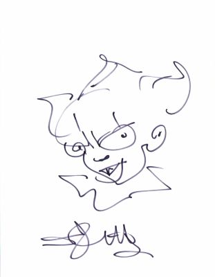 Andy Muschietti Director of IT Signed 8.5x11 Art Drawing | SWAU