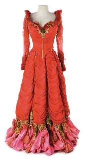 Debbie Reynolds / Elaine Stewart red period dress designed by Helen Rose made for I Love Melvin. | Profiles in History