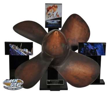 Prop miniature HMS Titanic propeller from Titanic | ScreenUsed