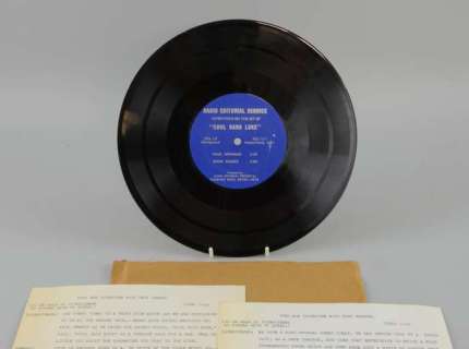 Lot 900 - Radio Editorial Service. Interview on the set of Cool Hand Luke, 33 1/3 Microgroove. Res-1001…