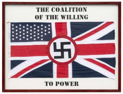 The Coalition of the Willing to Power Screen-Used Prop Flag... | Potter & Potter