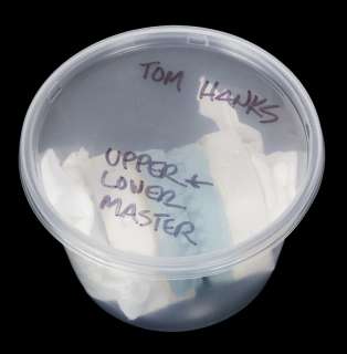 Lot 1323 - TOM HANKS THE LADYKILLERS MASTER DENTAL CASTS AND MOLDS