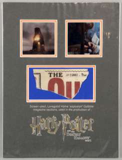 Harry Potter and The Deathly Hallows: Part 1 (2010) - A section of Quibbler, as seen littering the… | Ewbank’s