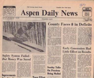 Dumb and Dumber prop newspaper | Piece of the Past