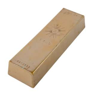 Lot 912 - TENET: GOLD BAR PROP (WITH DVD)