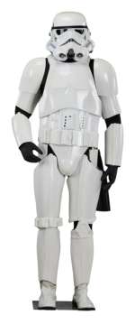 Lot 1023 - STAR WARS - THE MANDALORIAN: STORMTROOPER COSTUME ENSEMBLE