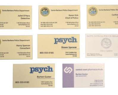Psych - Lot 1315 - Full Set of ‘Psych‘ Business Cards - 2
