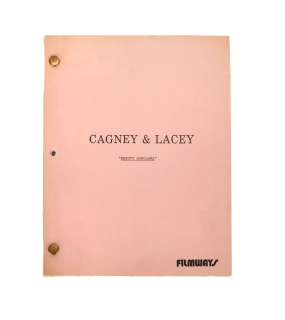 Cagney And Lacey | "Beauty Burglars" Final Draft Script | Julien’s