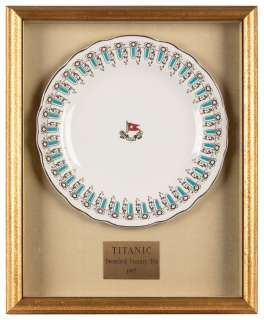 Titanic (20th Century Fox, 1997) Prop Dinner Plate. A White... | Potter & Potter