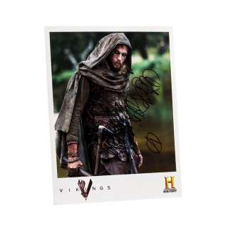 Lot #92 – Vikings (2013-2020) Floki Gustaf Skarsgard Autographed Photo Ss 3