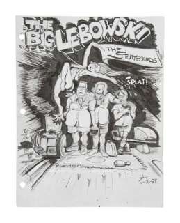 Lot 476 - The Big Lebowski | "The Official Storyboards" by J. Todd Anderson Cover Art