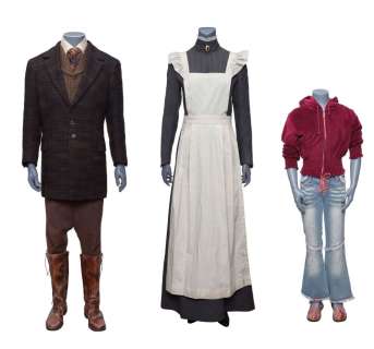 THE HAUNTED MANSION (2003) - Lot #682 : Megan Evers (Aree Davis), Emma (Dina Winters), and Ezra‘s (Wallace Shawn) Costumes