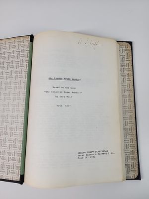 Original Who Framed Roger Rabbit Movie Screenplay Script 1982 Zemeckis Spielberg | eBay US (Buy It Now)
