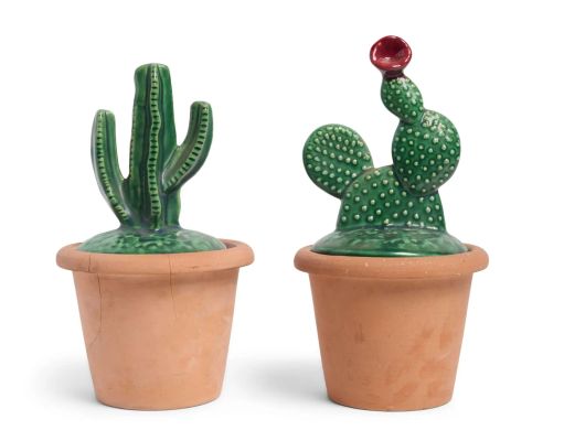 Paul Reubens | Lot 80 - “Pee-wee’s Playhouse” Bedroom Desk Faux Potted Plants (2) | Julien’s