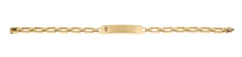 Lot 1089 - James Garner | "The Notebook" "Duke" Cartier 18K Gold Medic Link Bracelet with DVD