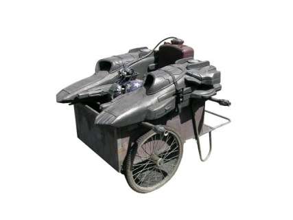 Falling Skies Season 5 Espheni Airship Drone & Cart Movie Props | Premiere Props