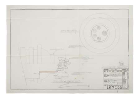 Lot 48 - Forbidden Planet | "Robby the Robot" Technical Drawing (J)
