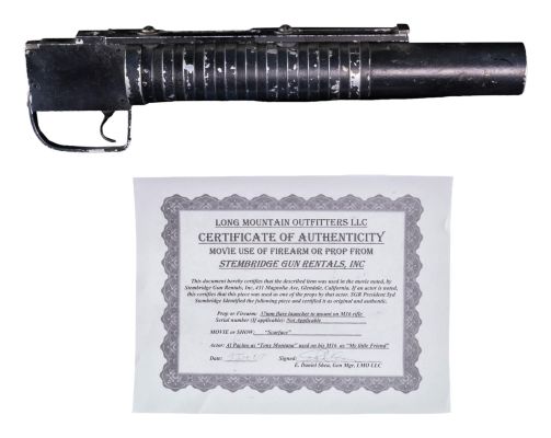 Lot 1123 - AUTHENTIC "SCARFACE" GRENADE LAUNCHER MOVIE PROP | Other auctions