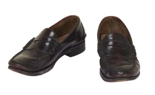 James Dean | Owned and Worn Penny Loafers | Julien’s