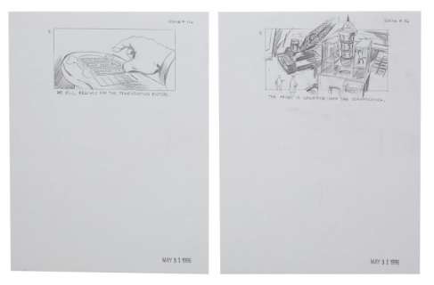 Austin Powers: International Man of Mystery | Four Scene #116 Storyboard Illustrations | Julien’s