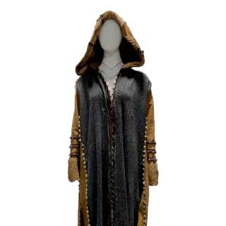 Lot #154: Vikings Torvi Georgia Hirst Screen Worn Open Front Coat Ep 609: Authentic Auction Item | VIP Fan Auctions | VIP Fan Auctions