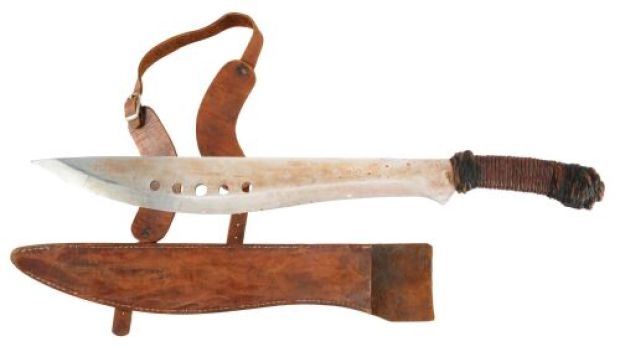 THE BOOK OF ELI (2010) - Lot #85 : Eli‘s (Denzel Washington) Aluminum Machete and Sheath