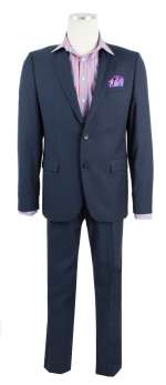 Dave Skylark (James Franco) Hero Interview Announcement Hugo Boss Suit from The Interview | Blacksparrow