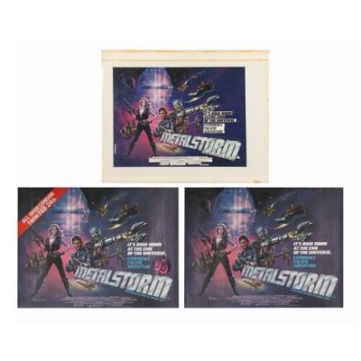 Metalstorm: the Destruction of Jared-Syn (1983) | Lot 527 : The Brian Bysouth Collection: Original Poster Artwork and Two Brian Bysouth-Signed Posters; (artwork): 78.75 cm x 63 cm (31" x 24.75"), Brian Bysouth | Propstore