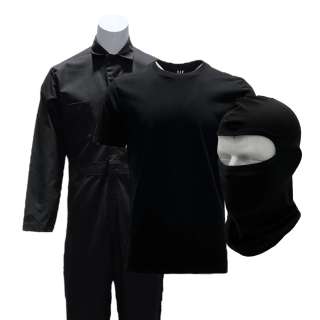 Lot 148 - Thanksgiving Pilgrim Newlon‘s Patrick Dempsey Coveralls, T-shirt & Balaclava
