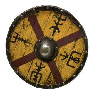 Vikings King Harald Finehair’s (Peter Franzen) Army Shield Prop | VIP Fan Auctions