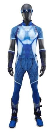 The Boys (T.V. Series, 2019-2026) | A-Train’s Hero Supe Tunic with Stunt Pants and Accessories | Propstore