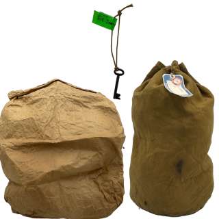 The Boys in the Boat Joe Rantz’s Callum Turner Dorm Key, Satchel & Paper Bag | VIP Fan Auctions