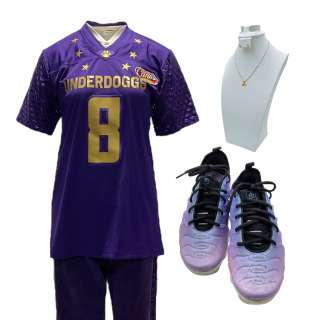 The Underdoggs Cherise Euphemia Sumpter Billing Screen Worn Jersey, Shirt, Jeans, Earrings, Necklace & Sneakers Ch 13 Sc 111-132 | VIP Fan Auctions