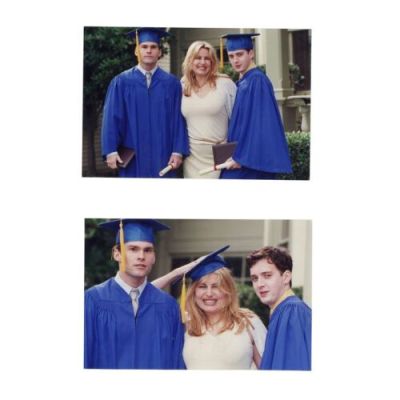 AMERICAN PIE 2 (2001) - Lot #459 : Paul Finch‘s (Eddie Kaye Thomas) Pair of Graduation Photos with Stifler‘s Mom (Jennifer Coolidge)