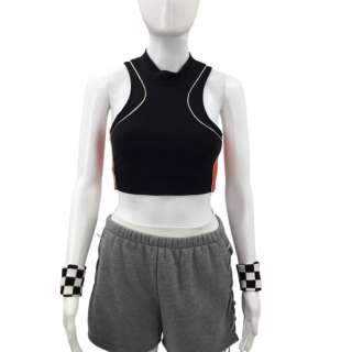 Lot #66: Heels Crystal Tyler Kelli Berglund Screen Worn Sports Bra, Biker Shorts, Sweatshorts & Wrist Cuffs Ch 1 Sc Multiple Ep 203