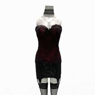Minx Shelly Lennon Parham Screen Worn Corset, Skirt, Necklace & Stockings Ch 3, 3a Sc 27, 31-34 Ep 203 | VIP Fan Auctions