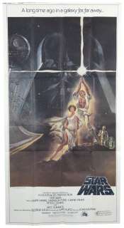 STAR WARS THREE-SHEET MOVIE POSTER. | Hake’s